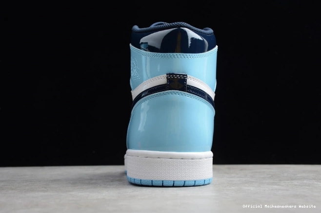 Official Maikesneakers CD0461-401 Air High Jordan OG Retro UNC 1 Patent 0801